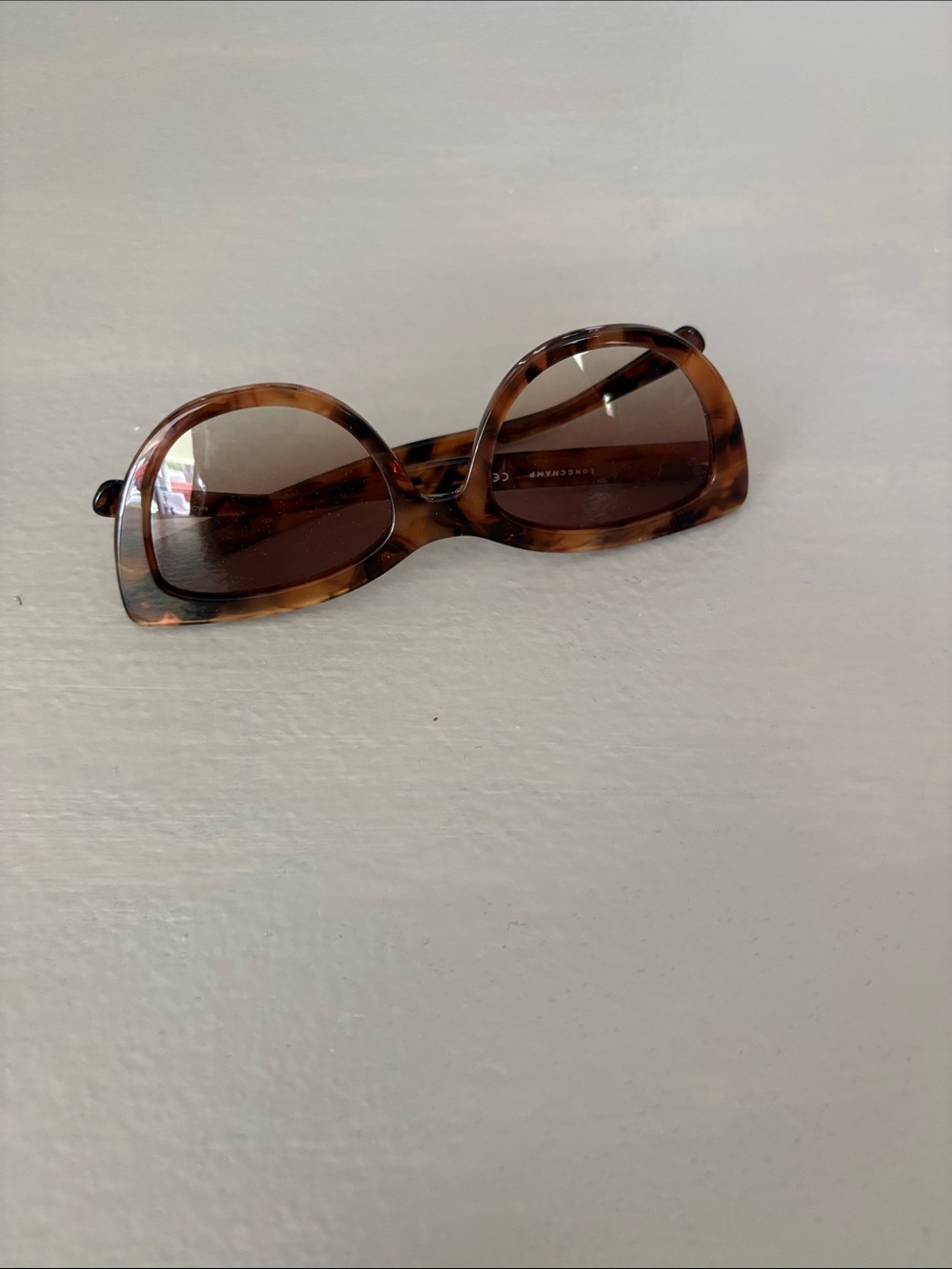Longchamp Paris Vintage Havana Tortoise Sunglasses - Picture 5 of 10